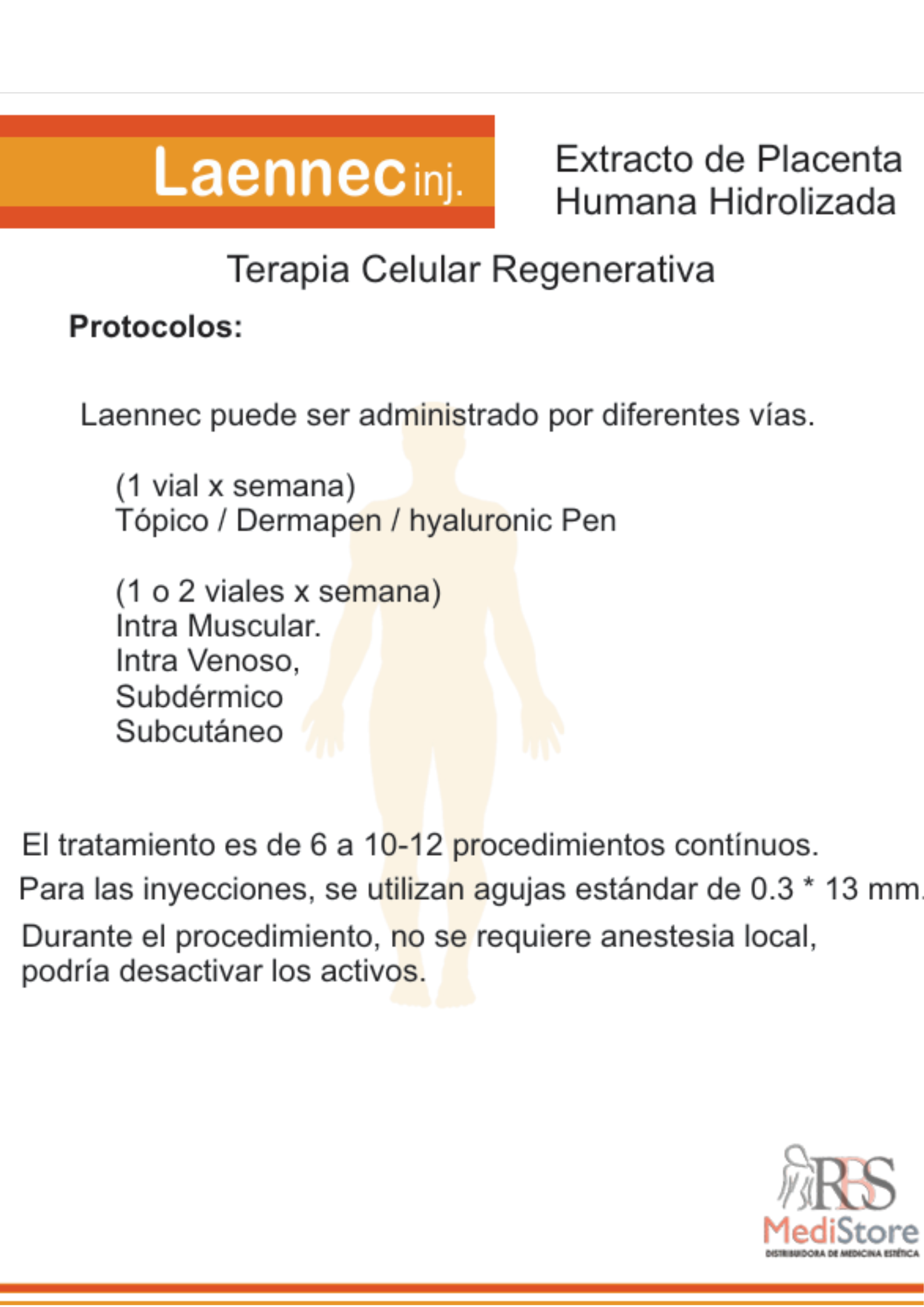 LAENNEC INJ. 50 viales - Terapia Regenerativa con Placenta Japonesa | Rejuvenecimiento Celular y Antienvejecimiento