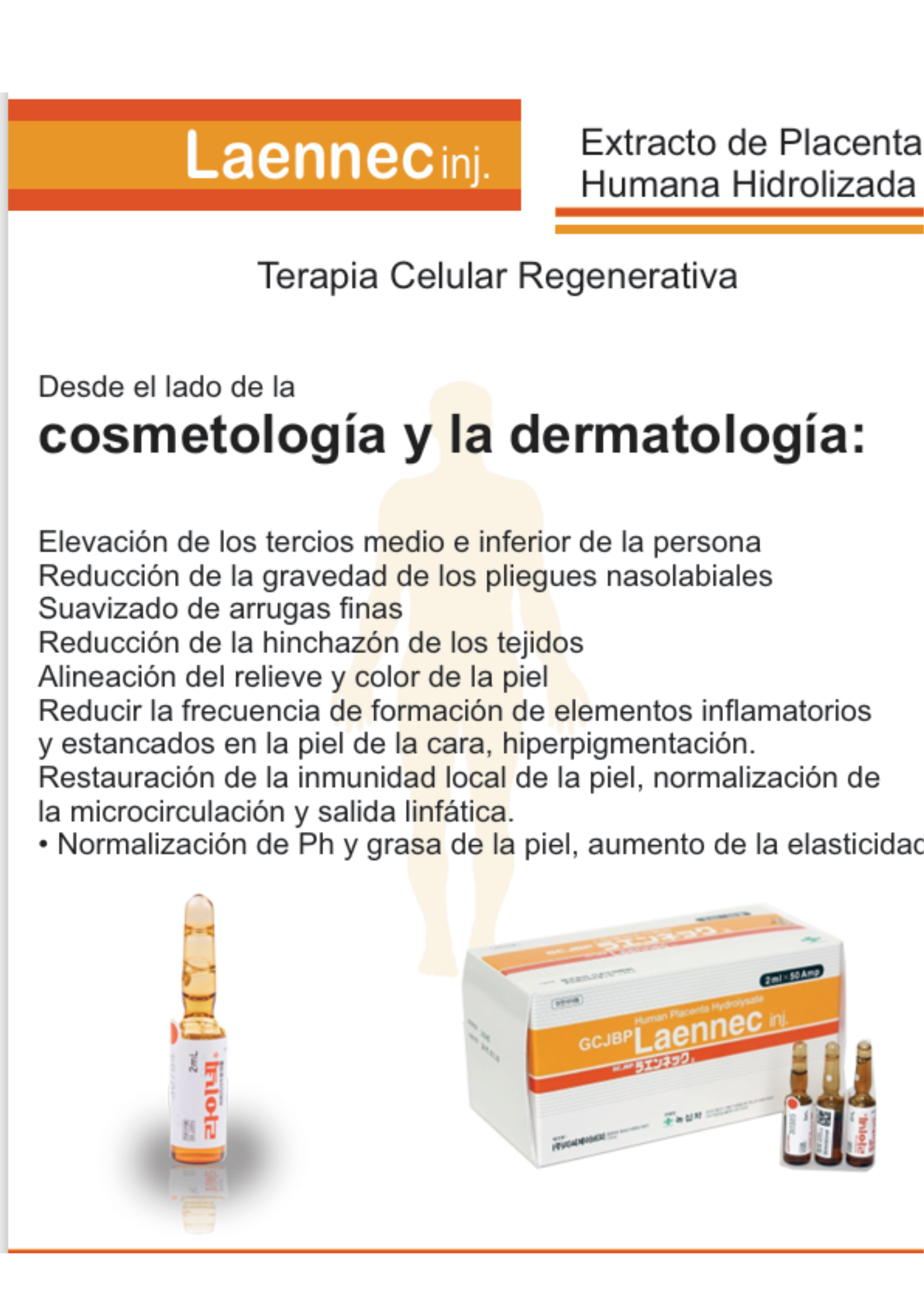 LAENNEC INJ.-30 viales - Terapia Regenerativa con Placenta Japonesa | Rejuvenecimiento Celular y Antienvejecimiento