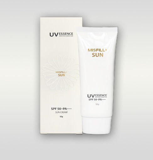 MISFILL+ SUN – Protector solar coreano con ácido hialurónico y efecto antiedad SPF50+