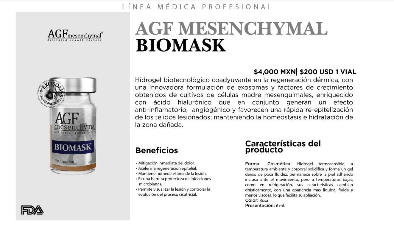 AGF Mesenchymal BIOMASK 2x1