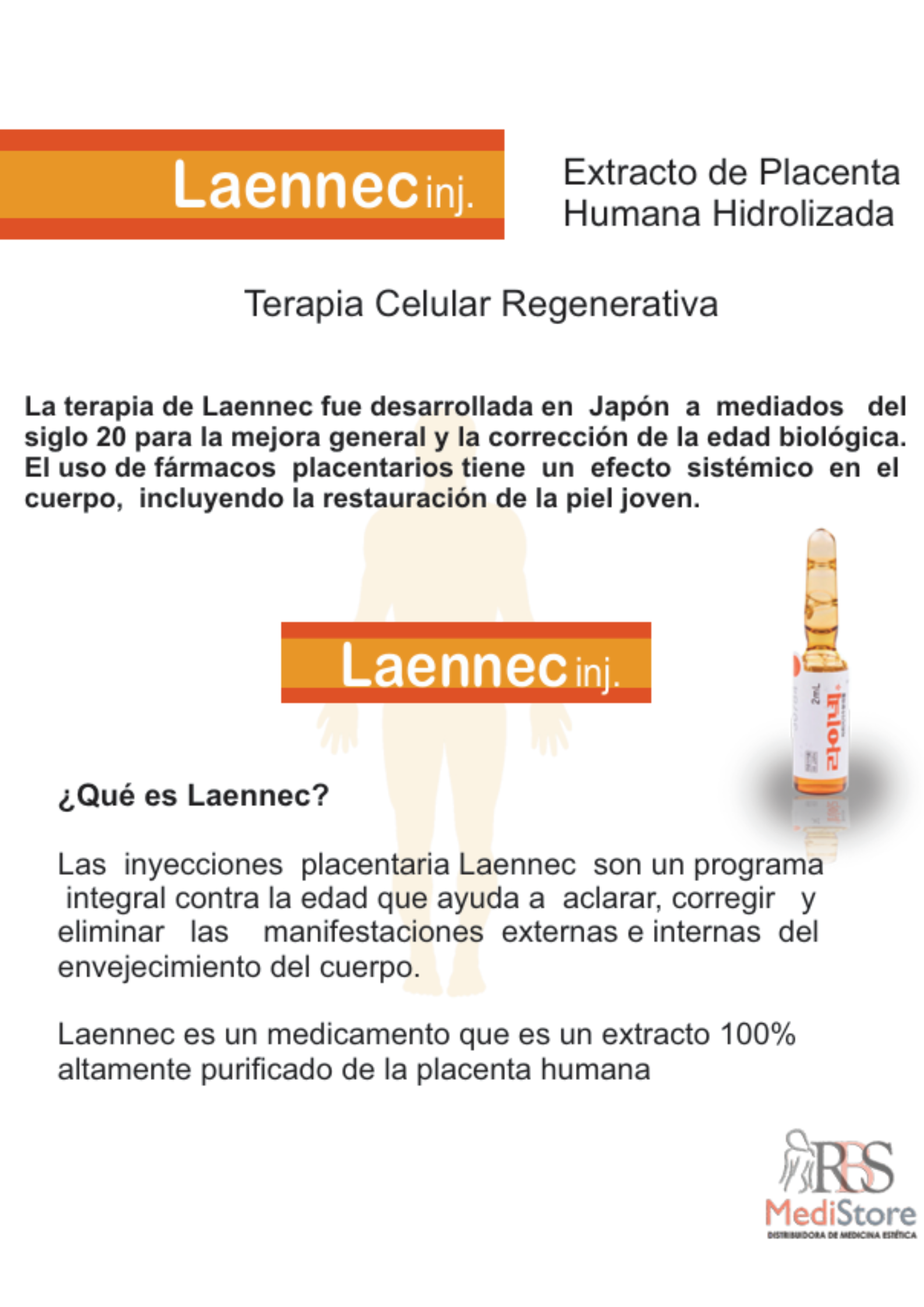 Laennec inj. vial suelto