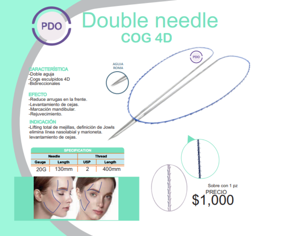 Hilos PDO Double needle