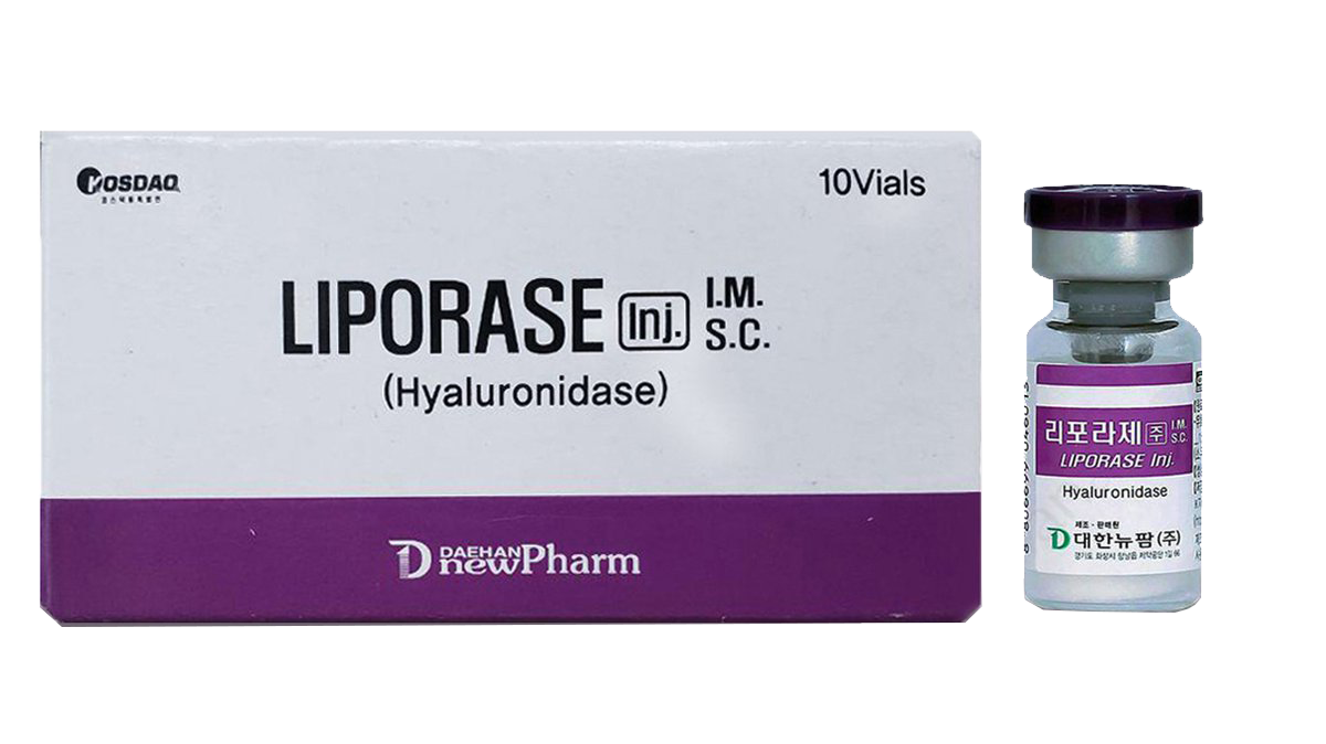 Liporase Caja y Vial PNG