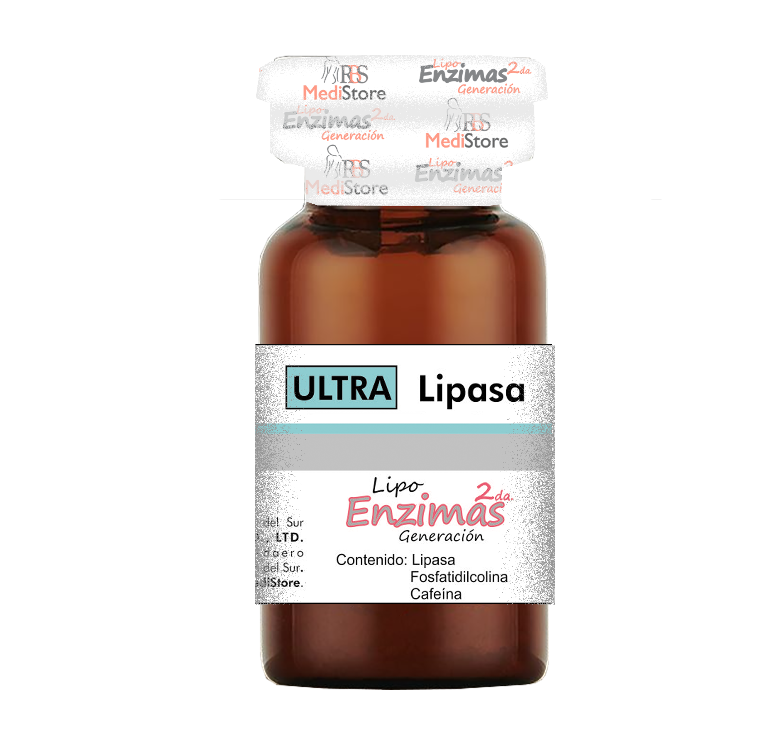 Vial ULTRA Lipasa SinFondo PNG